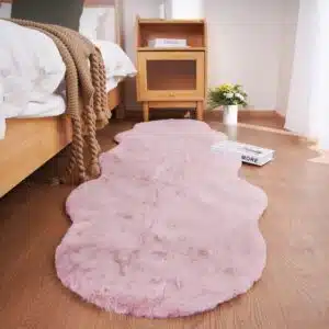 Ghouse Home Teppich Wohnzimmer Kinderzimmer Schlafzimmer Dekoration 60 x 180 cm Rosa